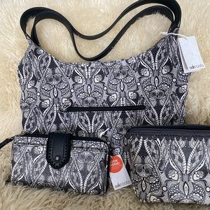 Sackroots black and white soulful desert owl hermosa, silverlake, pouch